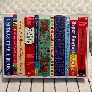 Colorful Book-Themed Puzzle by Galison